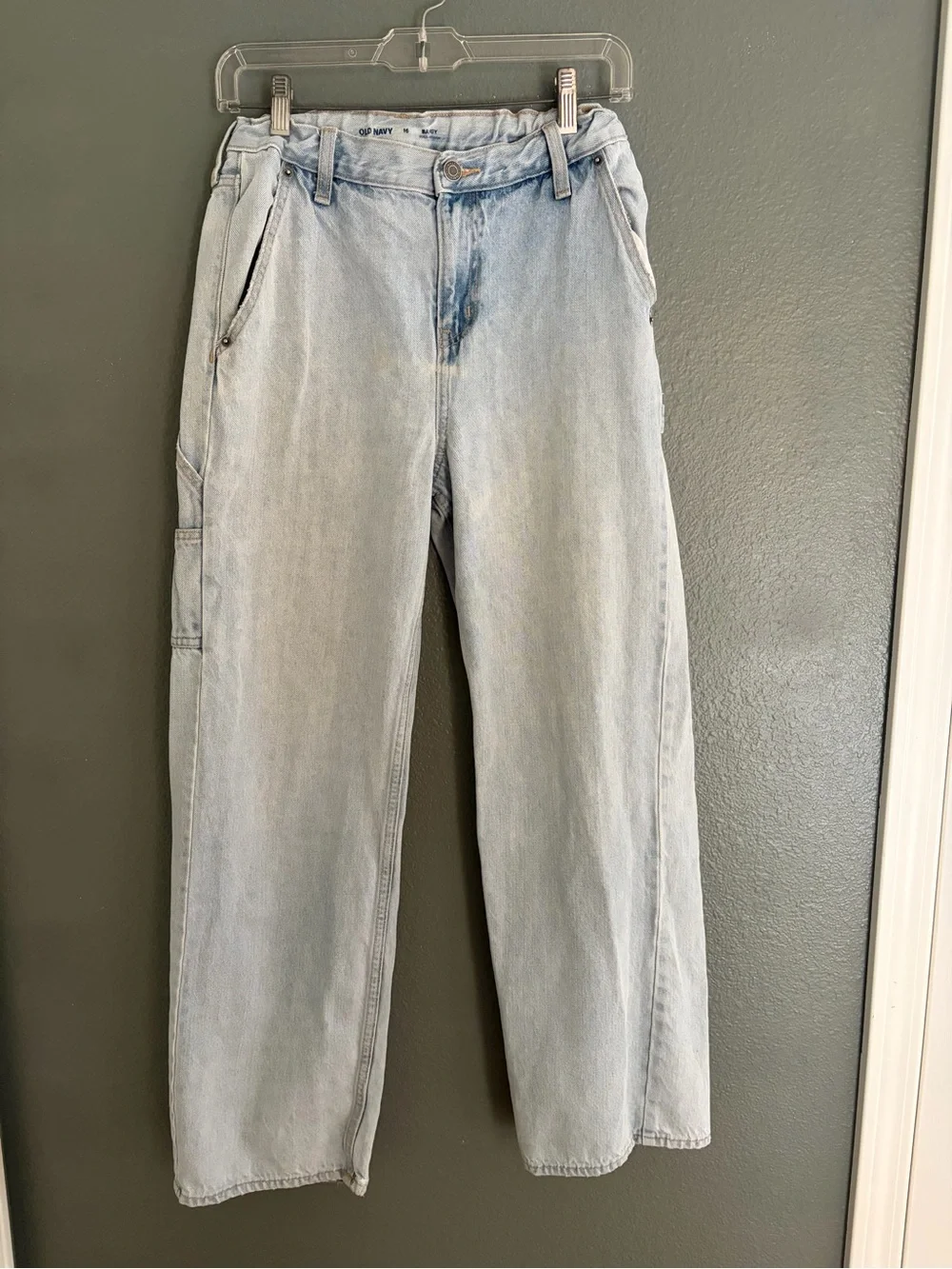 Light Wash Boys Jeans - Baggy Jeans Size 16 Boys